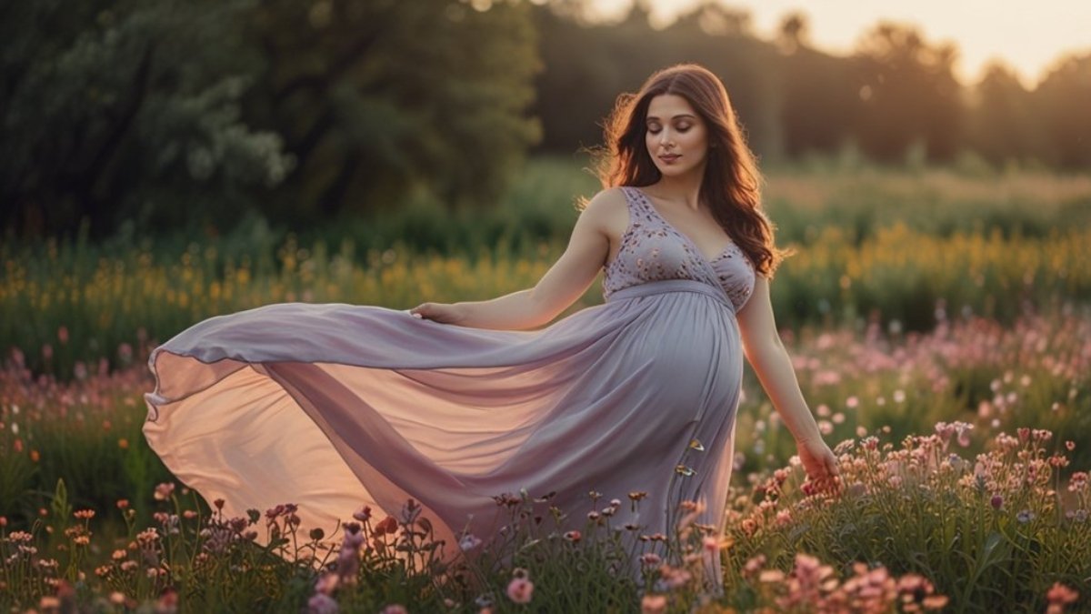 Ensaio_Gestante_no_Campo_com_Flores_1