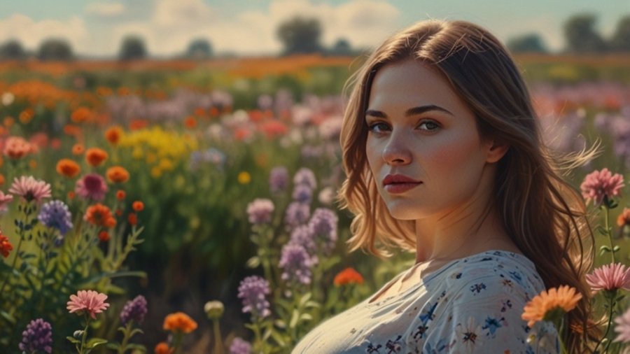 Ensaio_gestante_com_flores_naturais_1