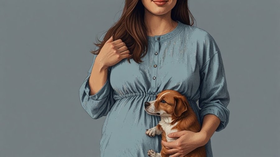 Ensaio_gestante_com_pets_dupla_fofura_1